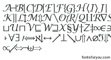  Machadomathsymbolssk font