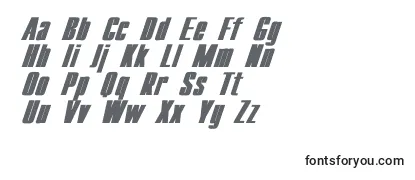 CompactWdBoldItalic Font