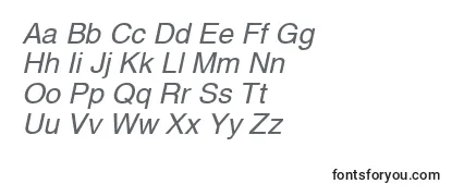 HelveticaCyrillicOblique Font