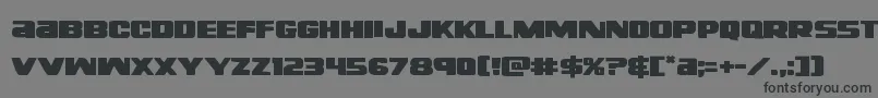 Righthandlukeexpand Font – Black Fonts on Gray Background