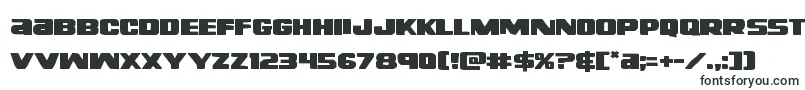Righthandlukeexpand-fontti – täytetyt fontit
