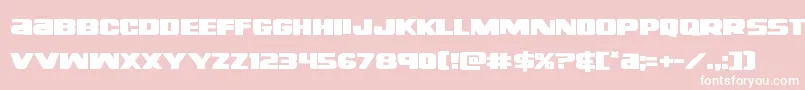 Righthandlukeexpand Font – White Fonts on Pink Background