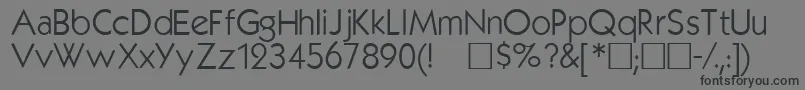 Kabelplain Font – Black Fonts on Gray Background