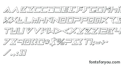  IronCobra3DItalic font