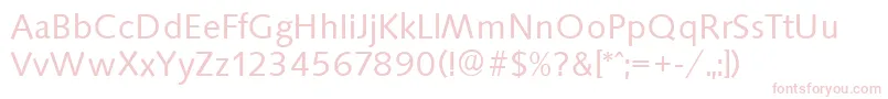 SaxonyserialRegular Font – Pink Fonts on White Background