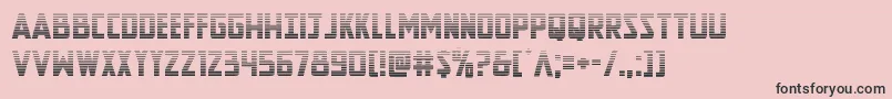 Newcomictitlegrad Font – Black Fonts on Pink Background