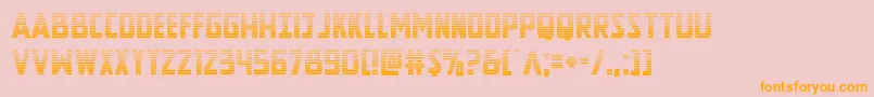 Newcomictitlegrad Font – Orange Fonts on Pink Background