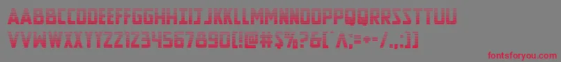 Newcomictitlegrad Font – Red Fonts on Gray Background