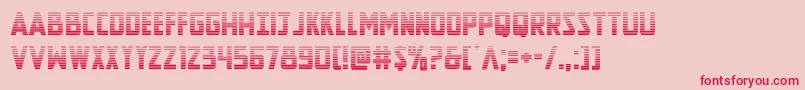 Newcomictitlegrad Font – Red Fonts on Pink Background
