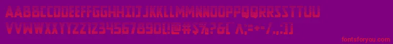 Newcomictitlegrad Font – Red Fonts on Purple Background