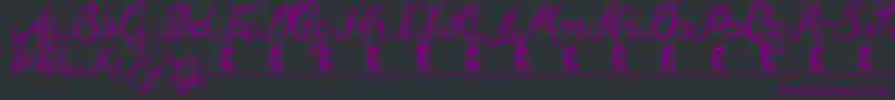 HillBillies Font – Purple Fonts on Black Background