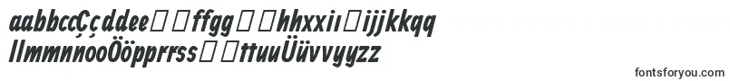 AllanBold-fontti – azerbaidžanilaiset fontit