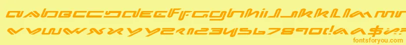 More about XephyrExpandedItalic Font XephyrExpandedItalic Font – Orange Fonts on Yellow Background