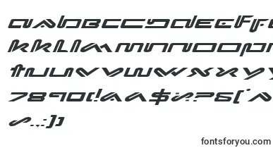  XephyrExpandedItalic font