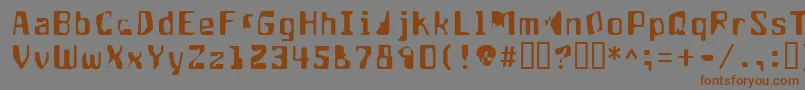 Подробнее о шрифте Aptango ffy Шрифт Aptango ffy – коричневые шрифты на сером фоне