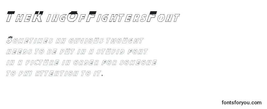 TheKingOfFightersFont-fontti