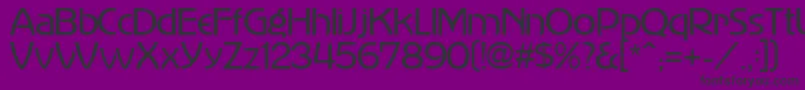 MadisonAvenue-fontti – mustat fontit violetilla taustalla