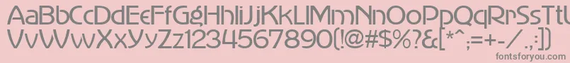 MadisonAvenue Font – Gray Fonts on Pink Background