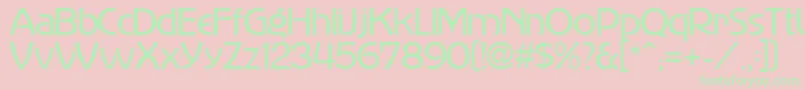 MadisonAvenue Font – Green Fonts on Pink Background