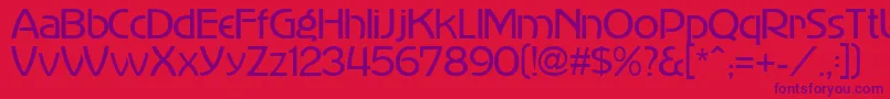 MadisonAvenue Font – Purple Fonts on Red Background