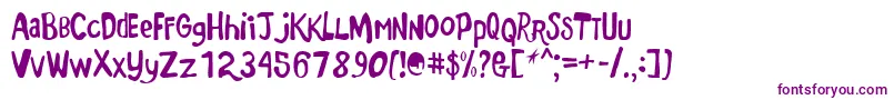 Markermonkey-fontti – violetit fontit