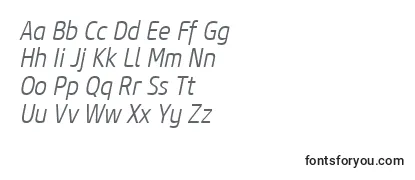 CoreSansM37CnLightItalic-fontti