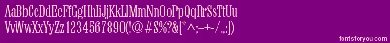 ColonellRegular Font – Pink Fonts on Purple Background
