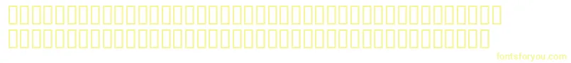 StarsBarsPlain Font – Yellow Fonts on White Background