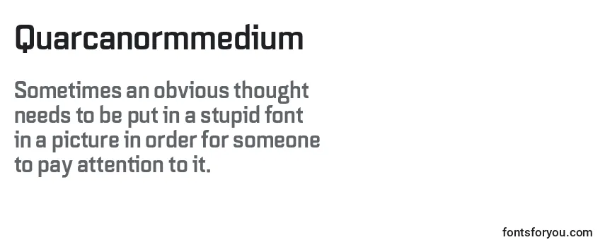 Quarcanormmedium Font