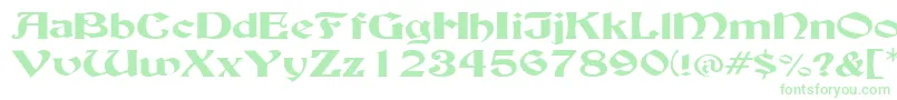 BuckinghamwideRegular Font – Green Fonts