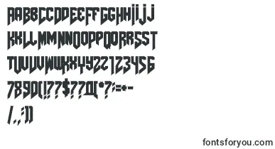  Amazdoomleft2 font