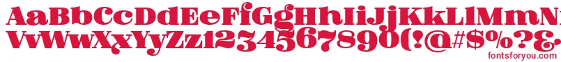 FatFlamingo5Overlay Font – Red Fonts