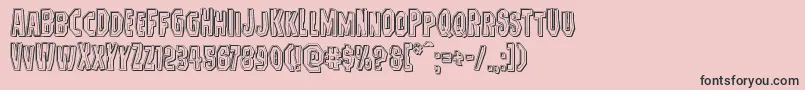 More about Hitchblockengrave Font Hitchblockengrave Font – Black Fonts on Pink Background