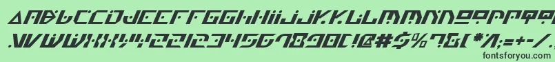 Genv2i Font – Black Fonts on Green Background