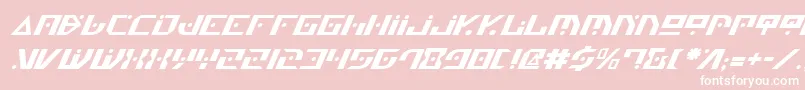 Genv2i Font – White Fonts on Pink Background