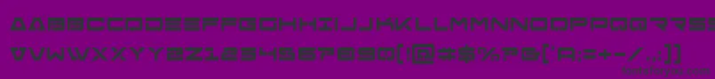 Freeagentboldcond Font – Black Fonts on Purple Background