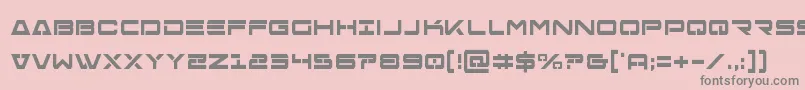 Freeagentboldcond Font – Gray Fonts on Pink Background