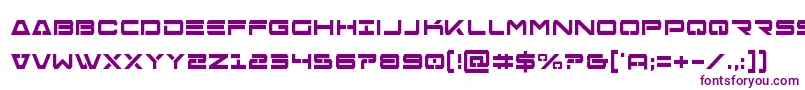 Freeagentboldcond Font – Purple Fonts on White Background