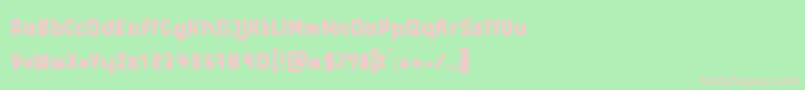 Squanch Font – Pink Fonts on Green Background