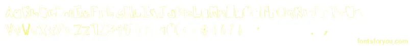TeenageDream-Schriftart – Gelbe Schriften