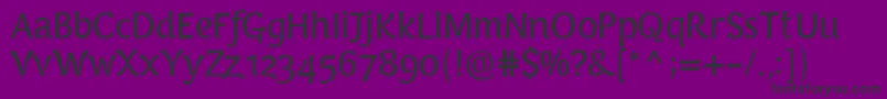 PfarmoniaRegular Font – Black Fonts on Purple Background