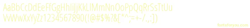 OpenSansCondensedLight Font – Yellow Fonts