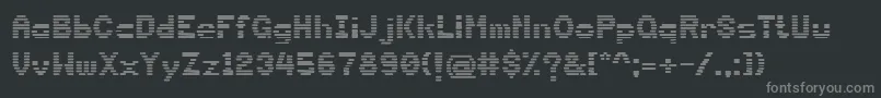 Подробнее о шрифте DsTerminal Шрифт DsTerminal – серые шрифты на чёрном фоне