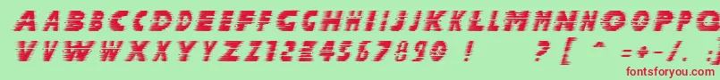 Halcit Font – Red Fonts on Green Background