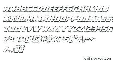  Colossus3Dital font