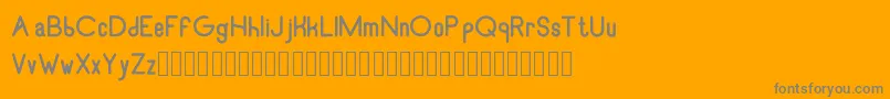 Więcej informacji o czcionce RecinosscriptBold Czcionka RecinosscriptBold – szare czcionki na pomarańczowym tle