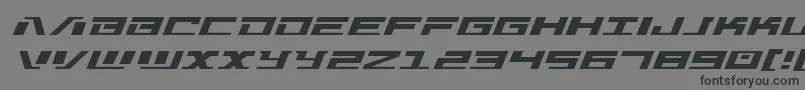 Warmachinexpand Font – Black Fonts on Gray Background