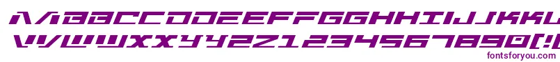 Warmachinexpand Font – Purple Fonts on White Background