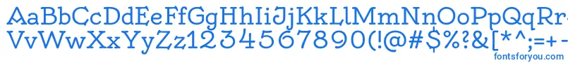 Police OldenburgRegular – polices bleues sur fond blanc
