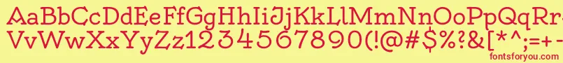 Más sobre la fuente OldenburgRegular fuente OldenburgRegular – Fuentes Rojas Sobre Fondo Amarillo